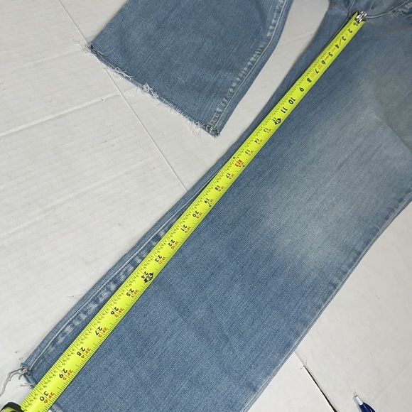 LAGENCE Womens Size 33 Milana Low Rise Olympia Stovepipe Cut Off Jeans NWT - Picture 11 of 13